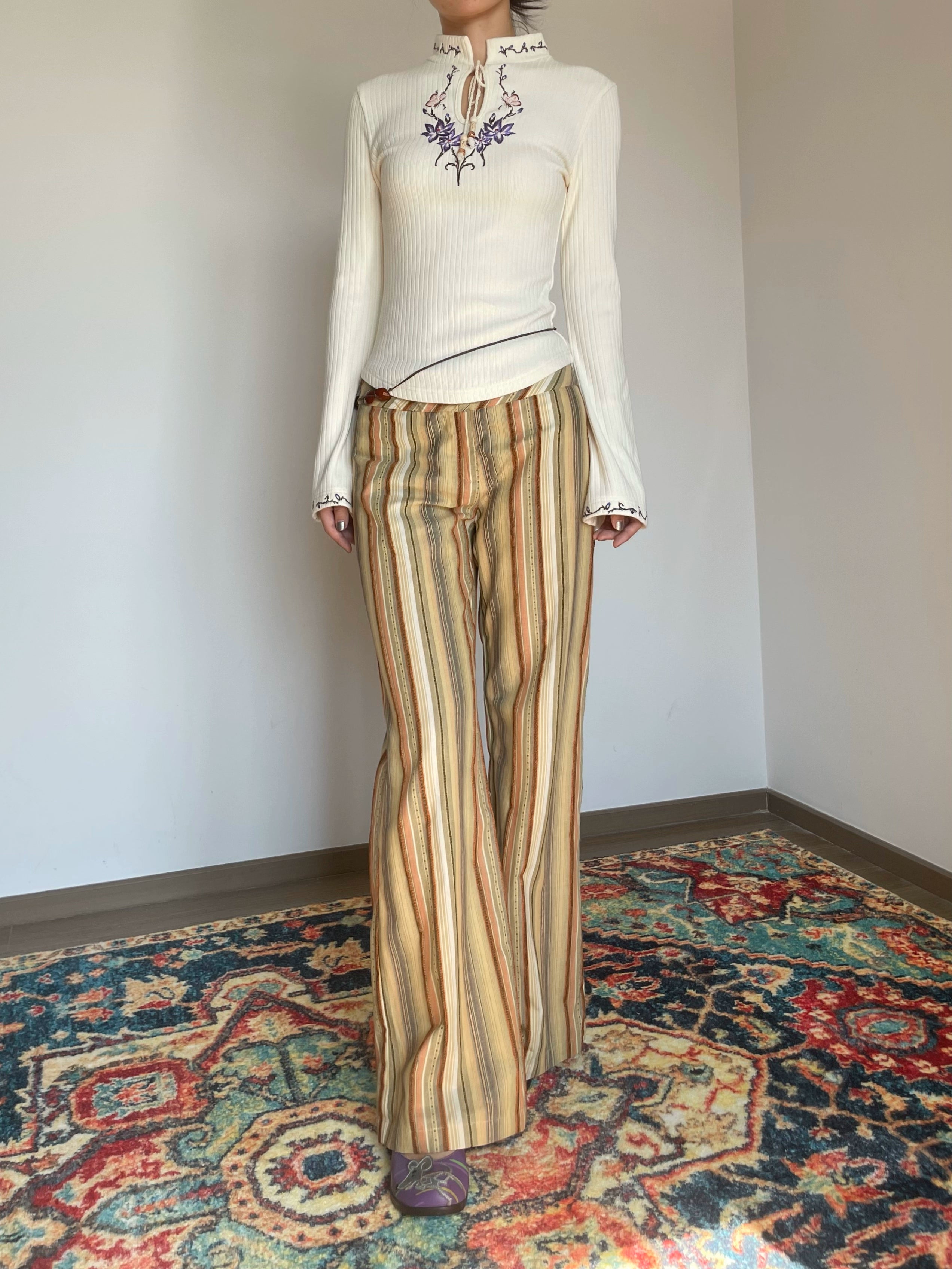 Floral Mandarin Sweater