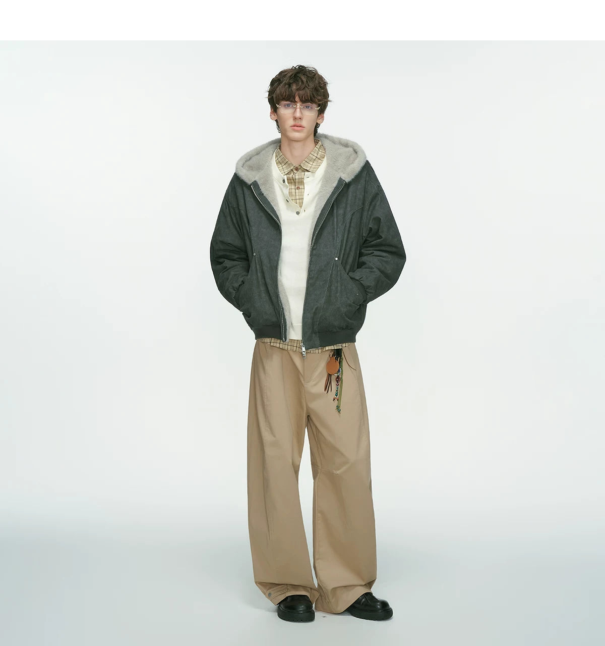 Frostcore Sherpa Hooded Bomber Jacket