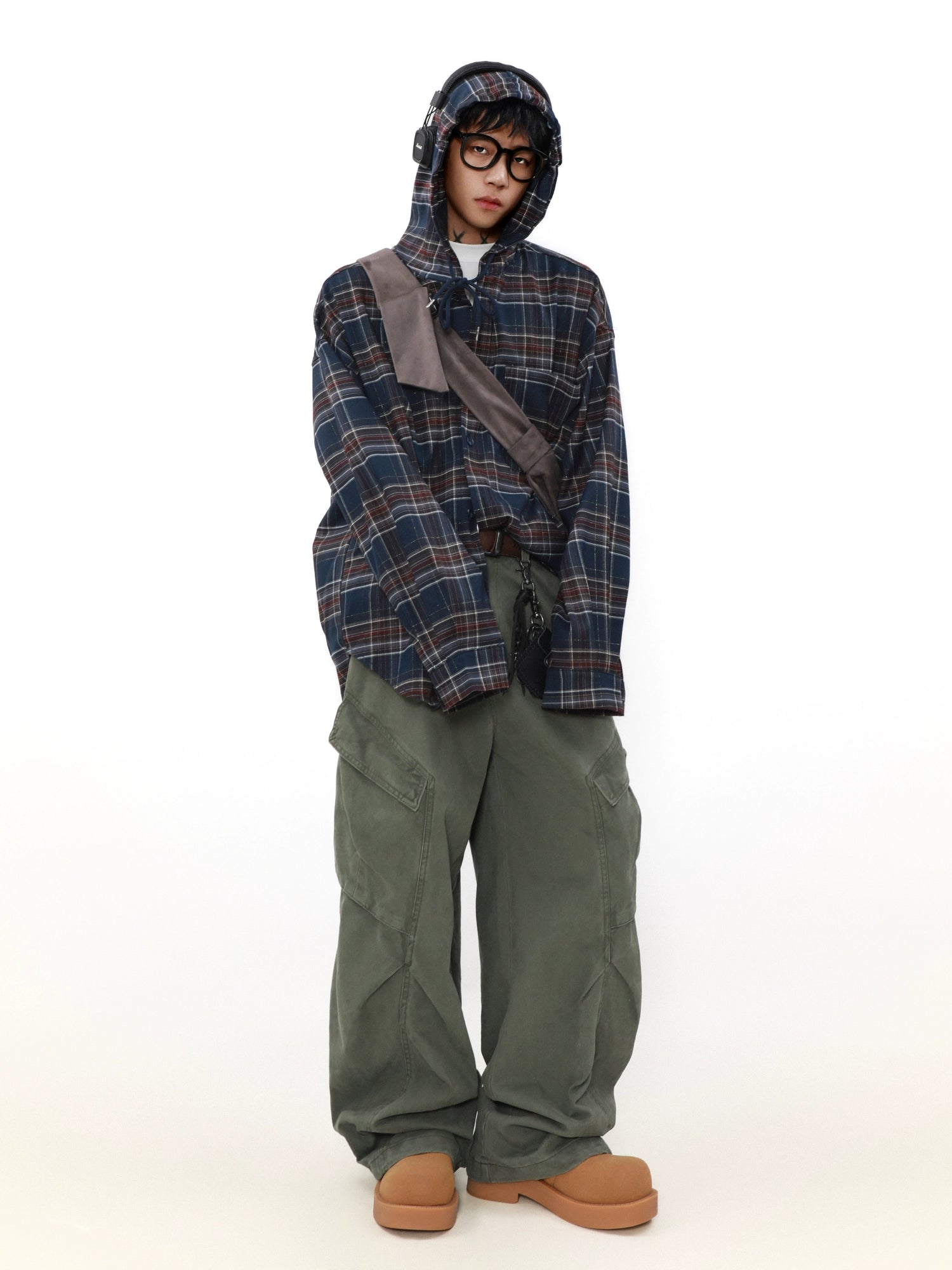 Midnight Scout Hooded Check Shirt