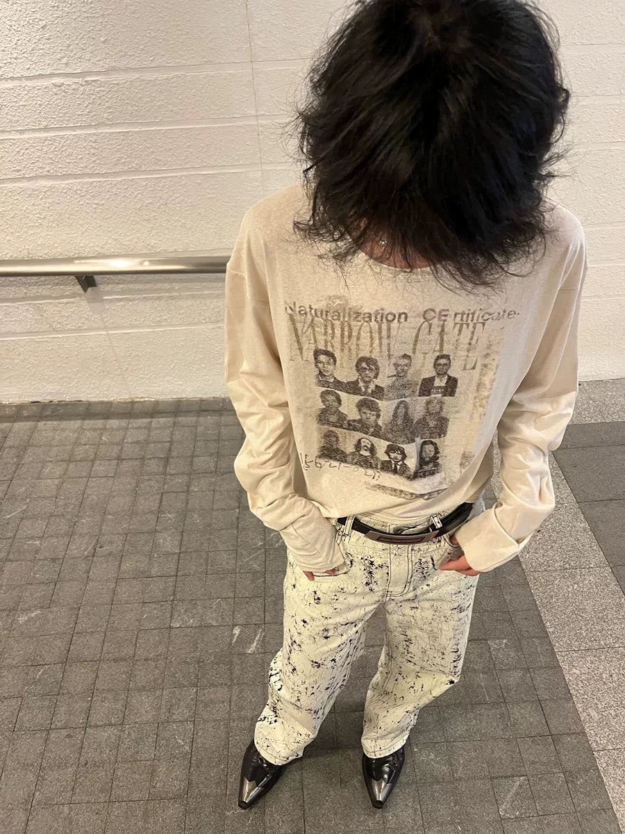 Rock Wanted Snowfall Scimitar Long Sleeve Tee