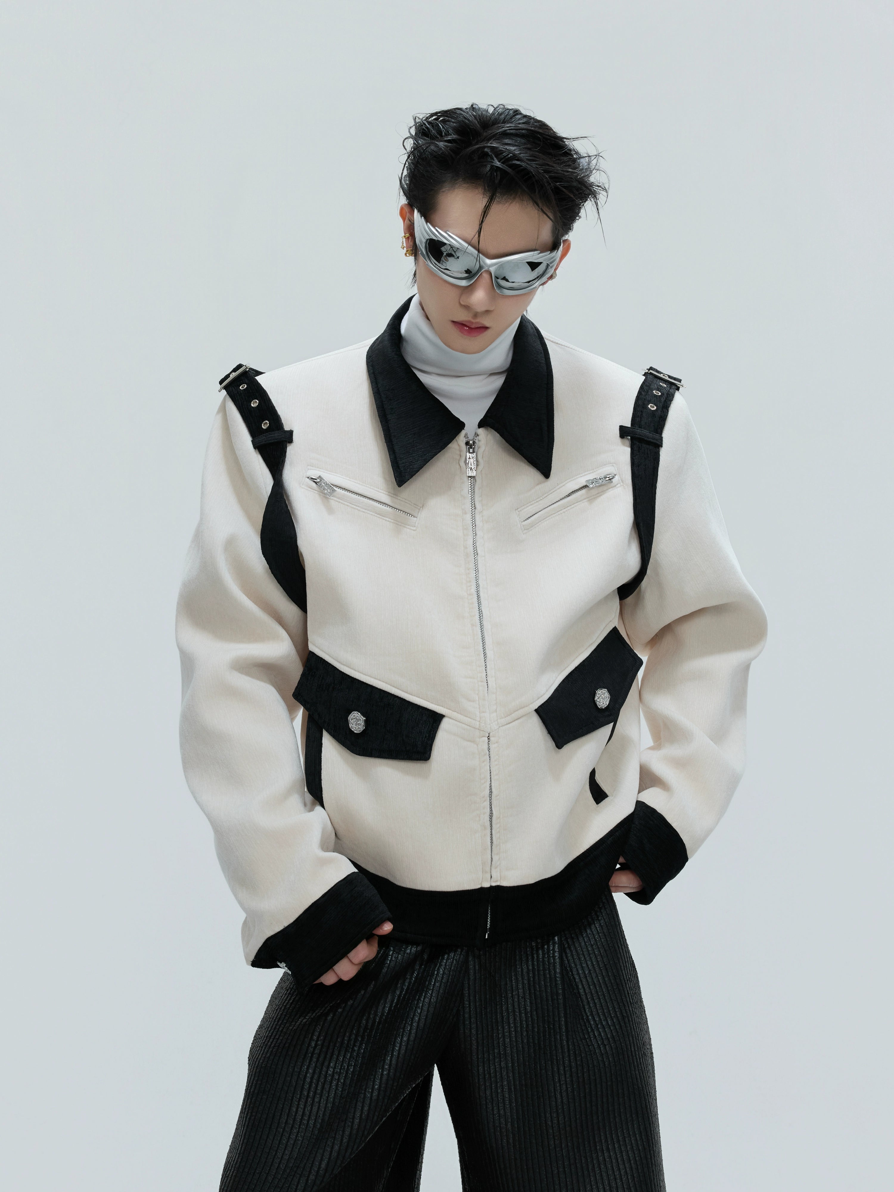 Sandstone Harness Moto Jacket