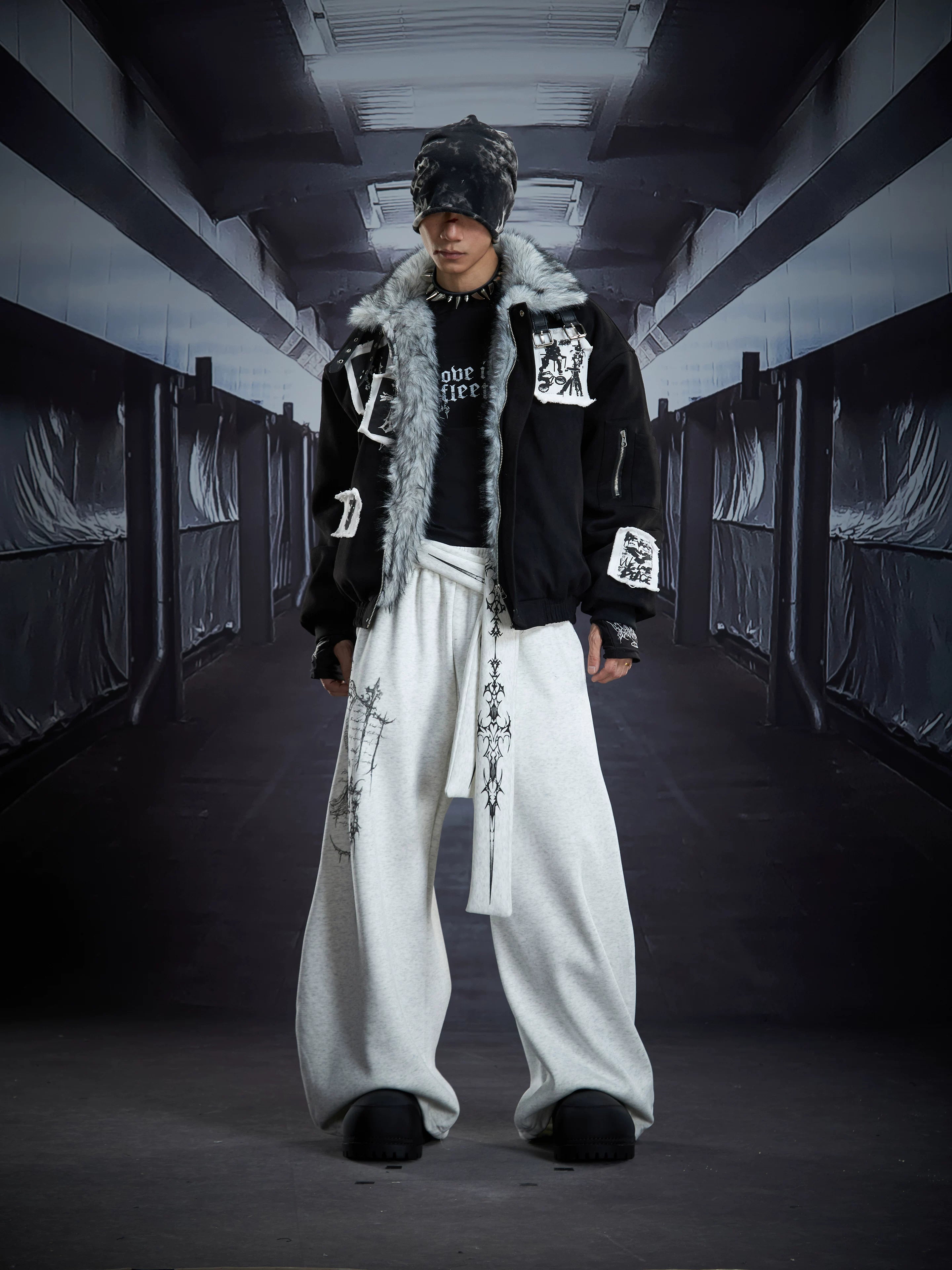 Nocturne Sigil Drape Cargo Pants