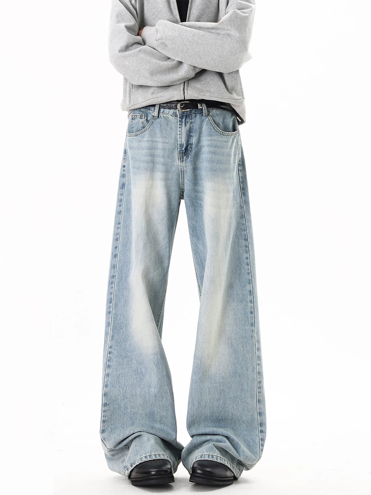 Aurora Fade Relaxed Wide-Leg Jeans
