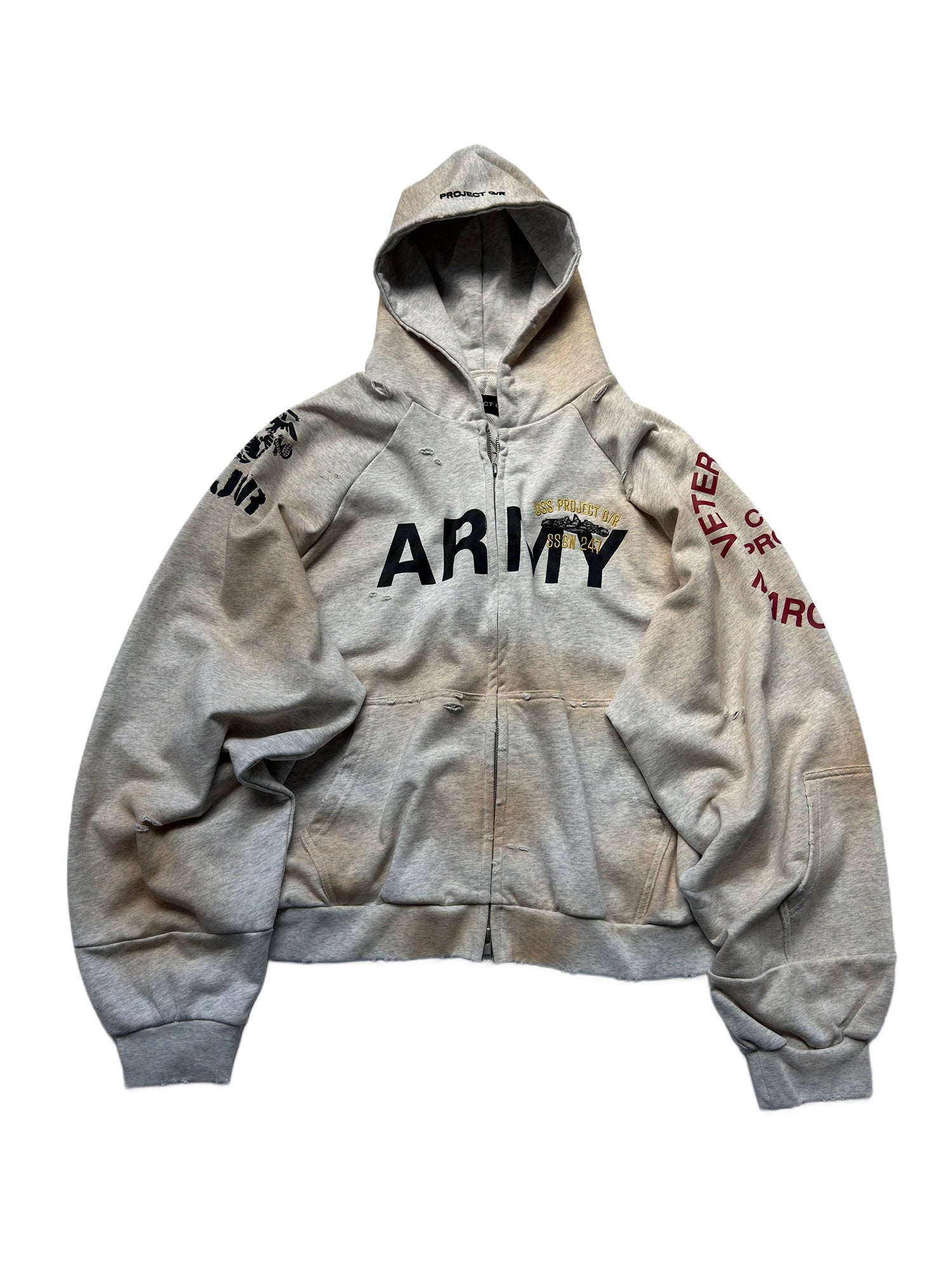 NAVY Duel-Zip Hoodies