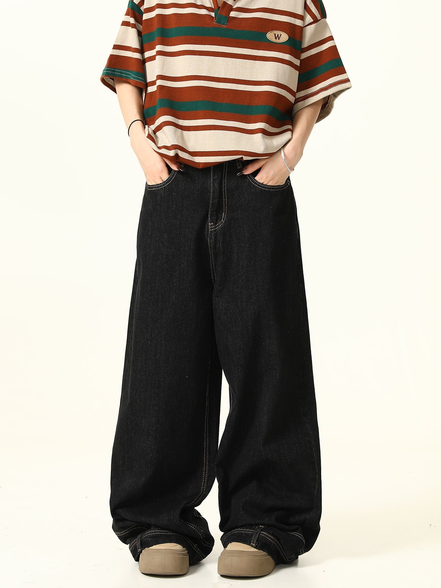 Y2K Wide Leg Baggy Jeans