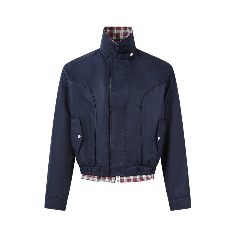 Harrington Jackets with Plaid Lining