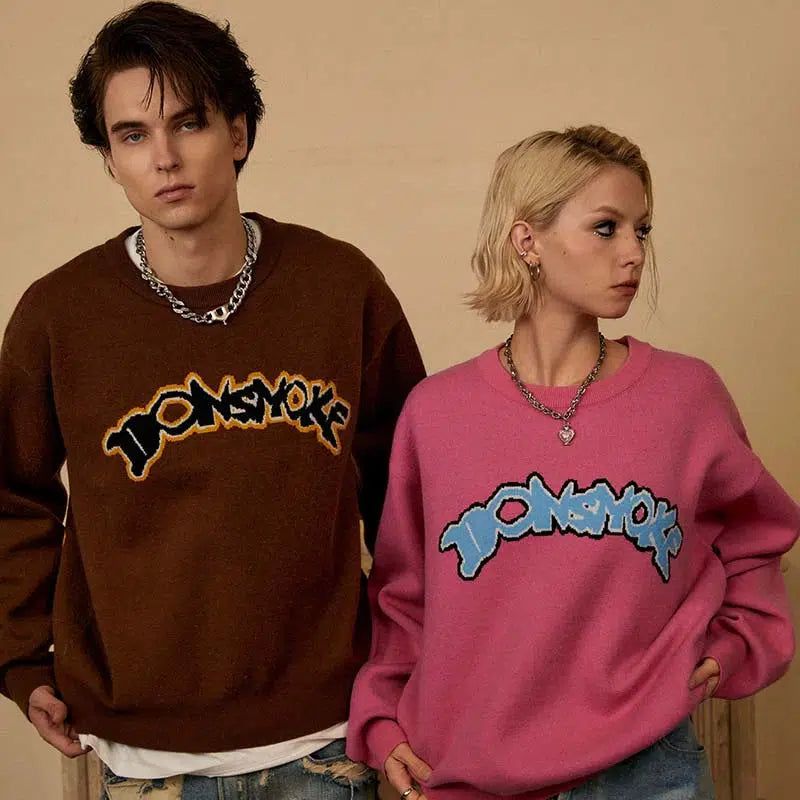 Game Font Logo Sweater - chiclara