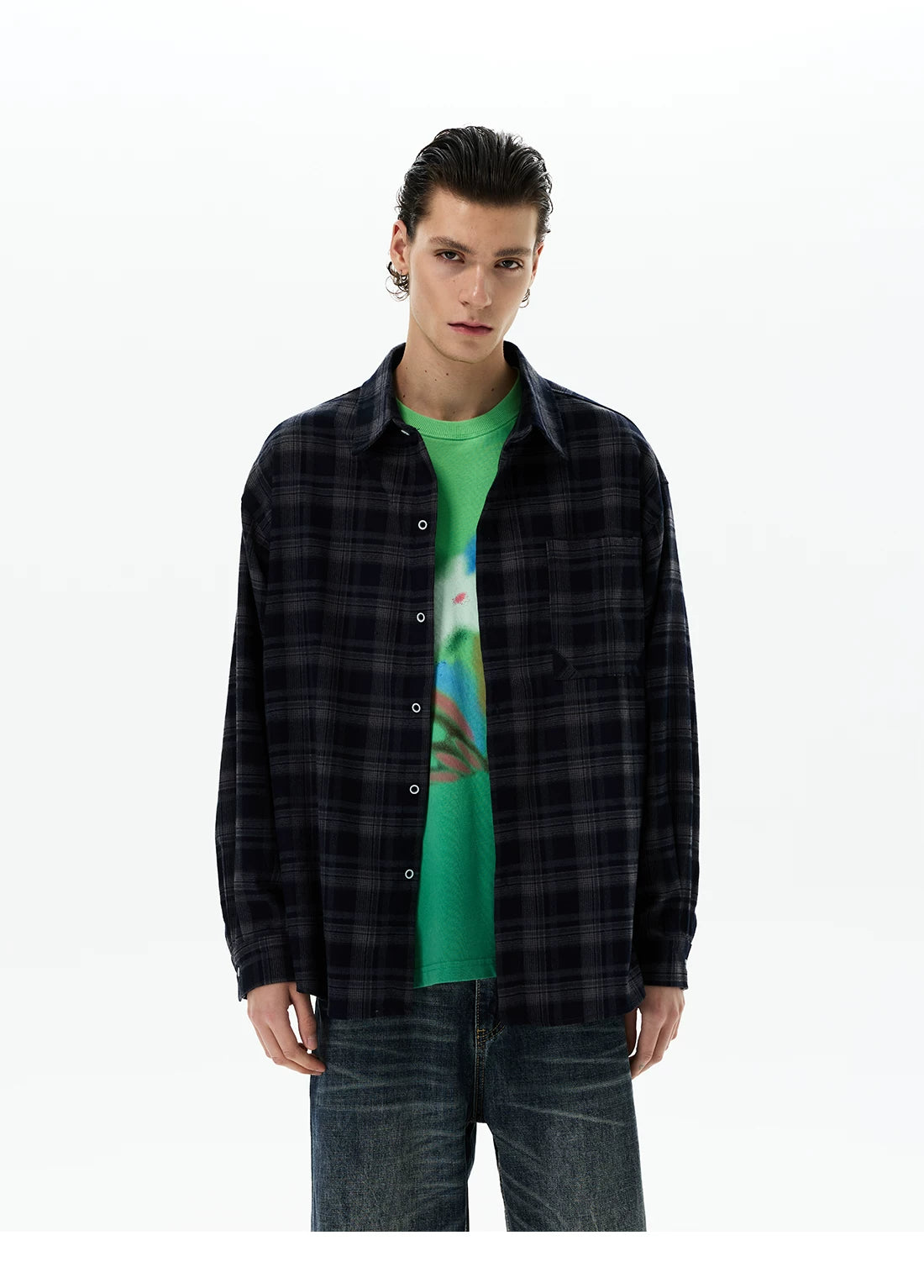 Shadowline Plaid Overshirt