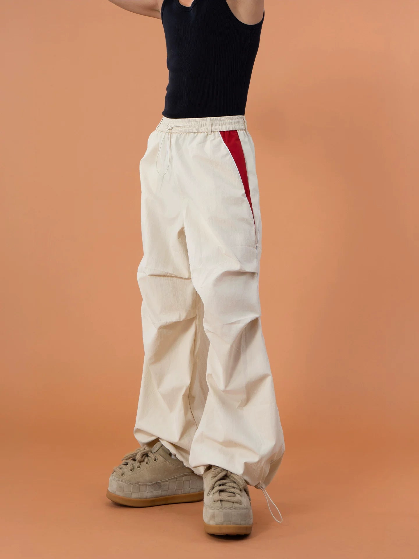 Sidewave Contrast Track Parachute Pants