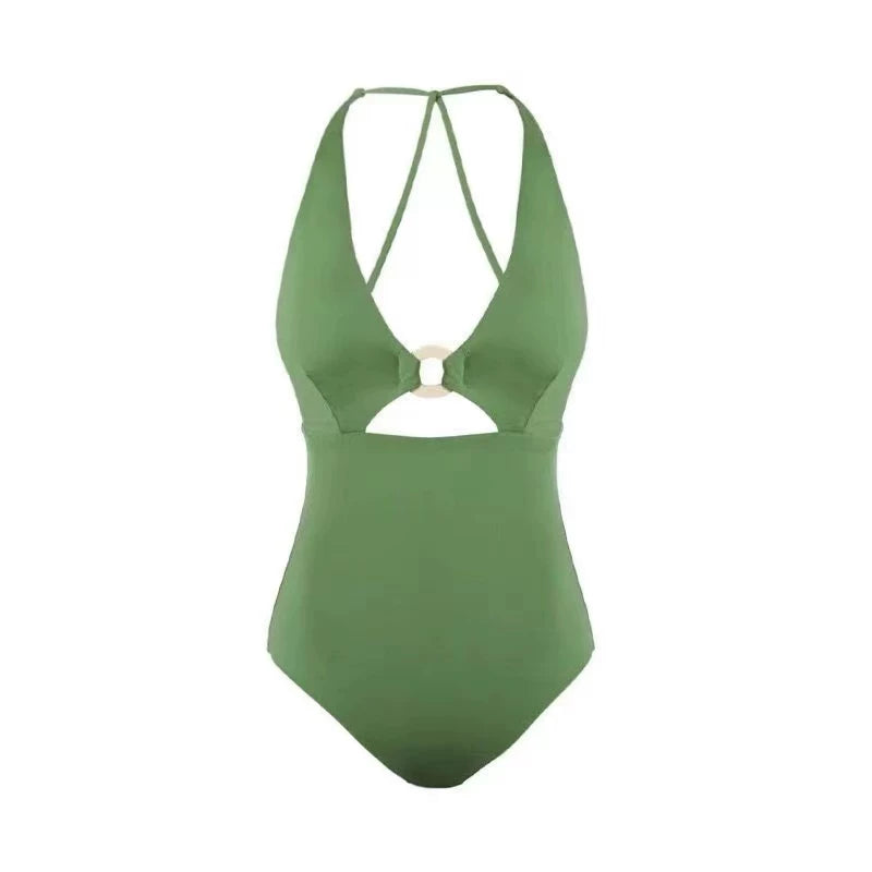 Halo Cut‑Out One‑Piece Swimsuit