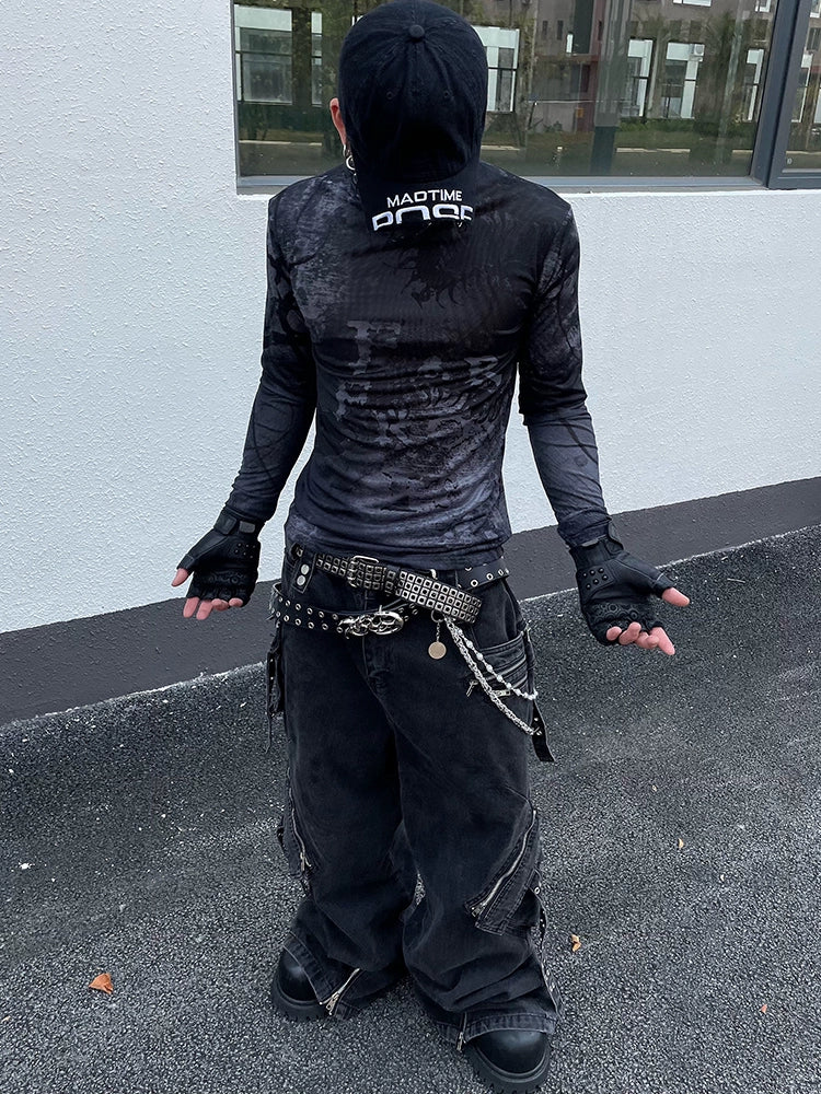 Shadow Serpent Mesh Long Sleeve