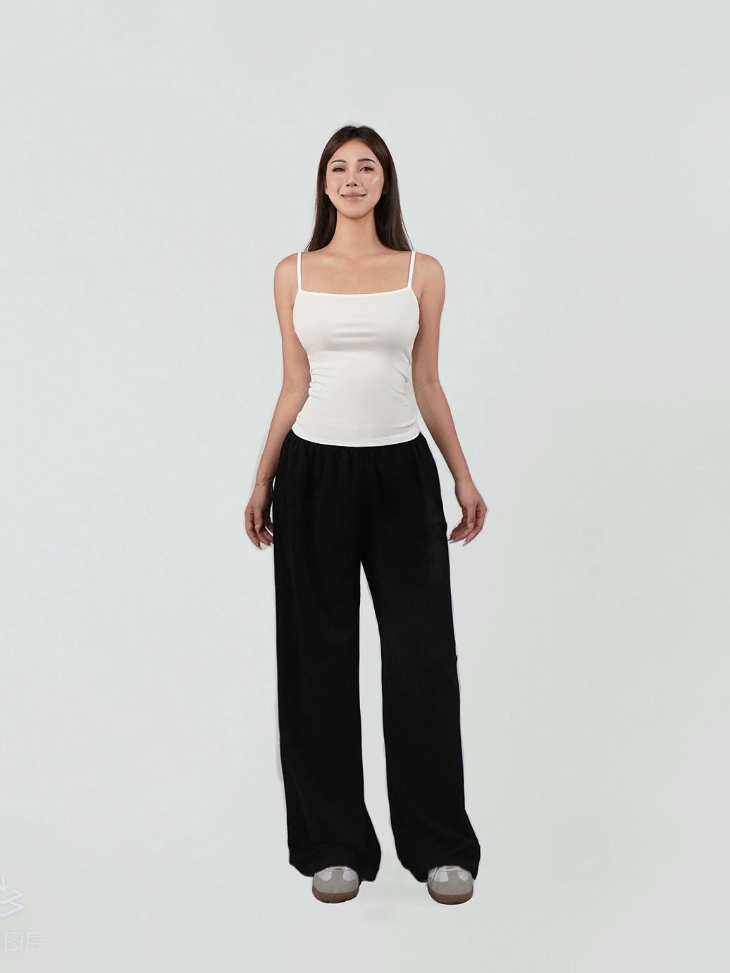 Floor-Length Straight Casual Pants