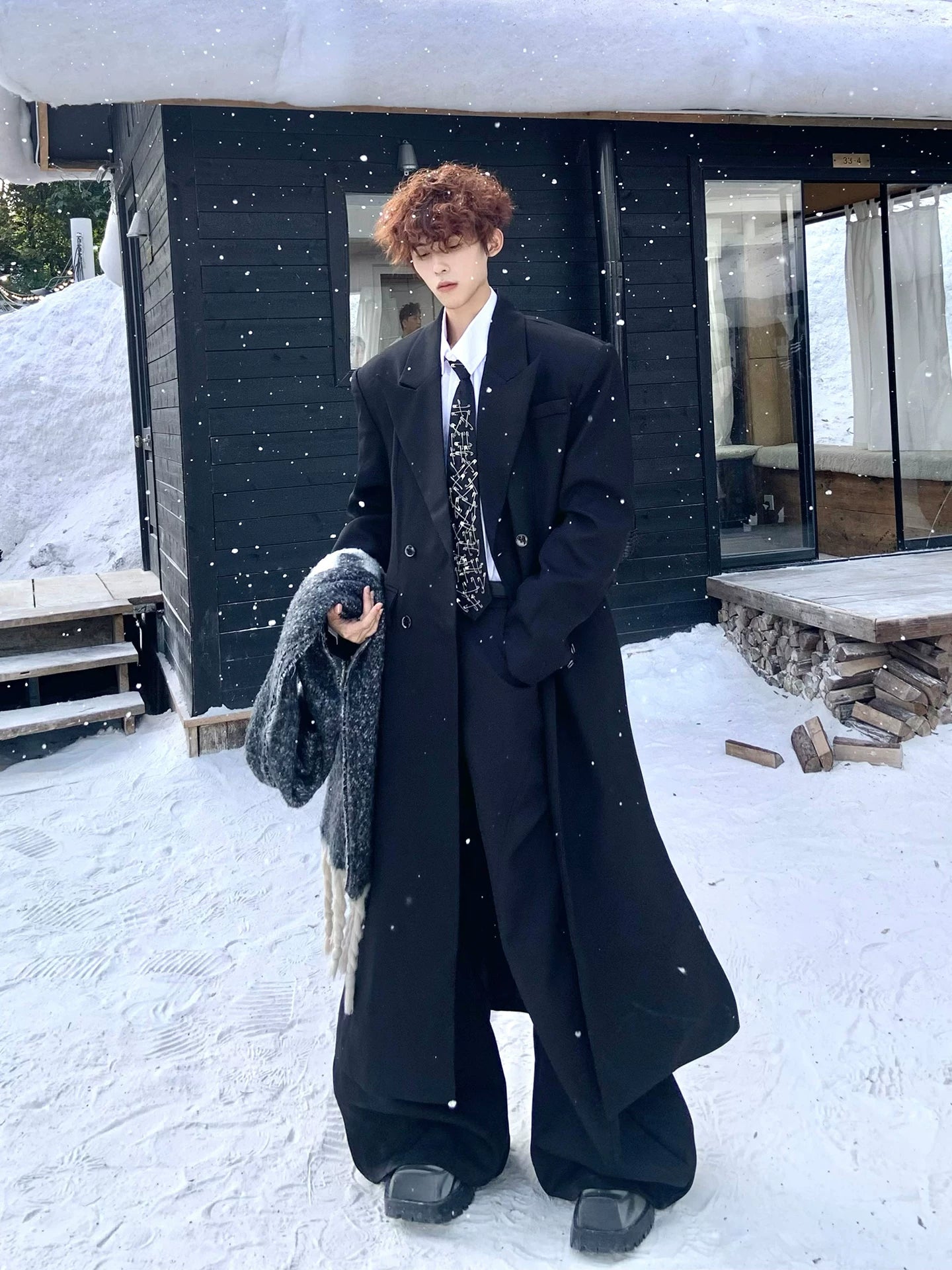 Noir Glacier Alpine Overcoat