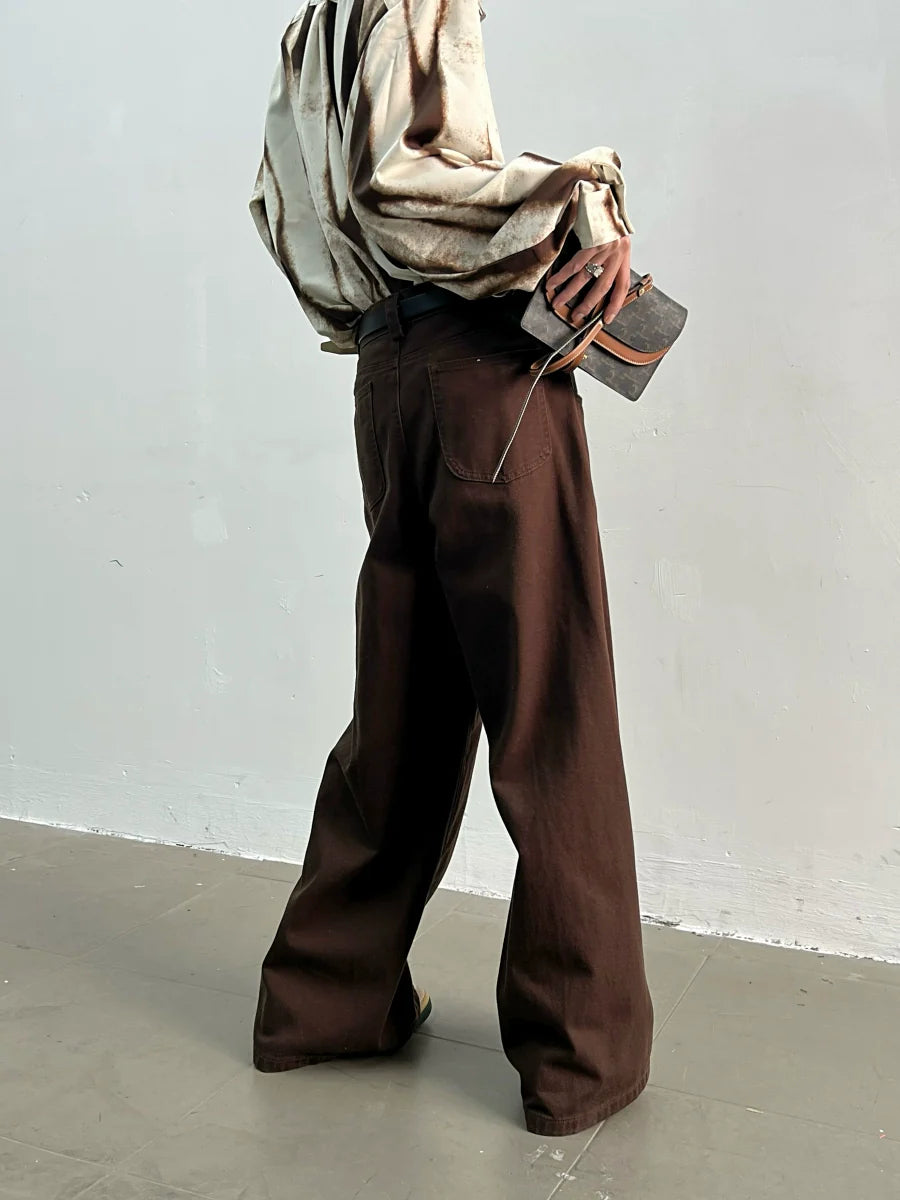 Stone Drift Canvas Wide Pants