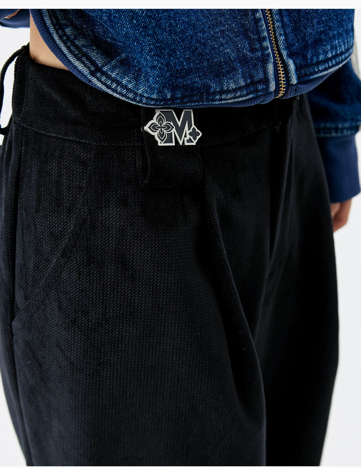 Archive Pleated Wide-Leg Trousers
