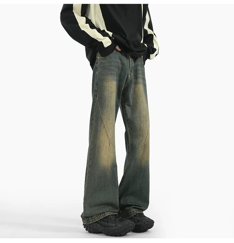 Sunfade Arc Flare Denim Pants