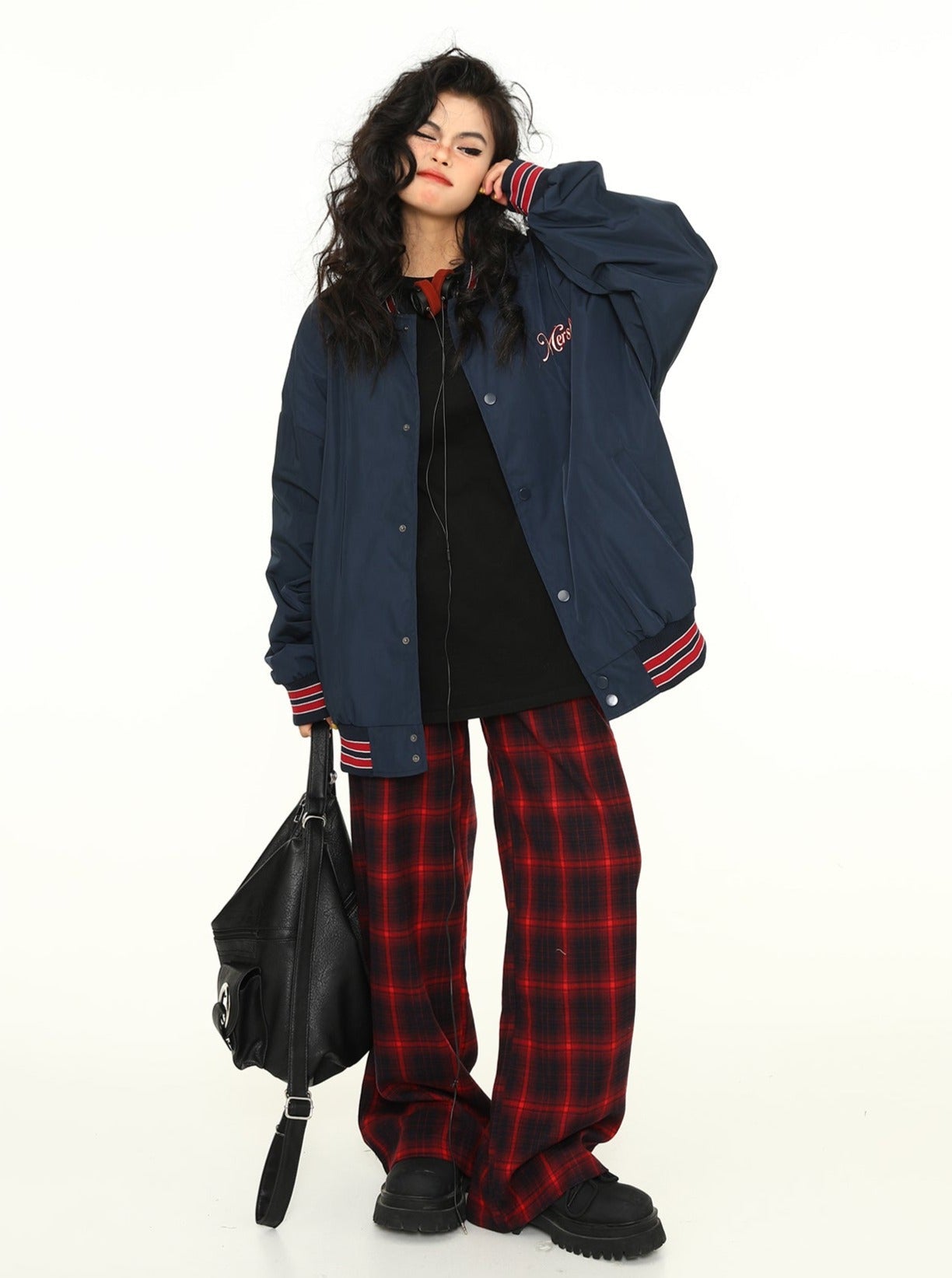 Varsity-Style Bomber Jacket