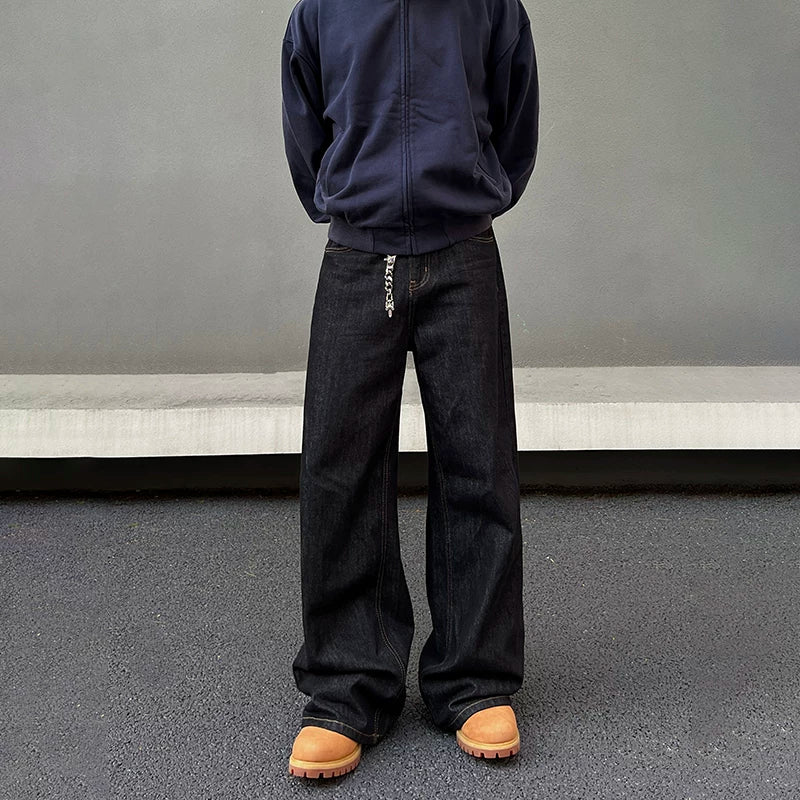 Raw Night Wide Jeans