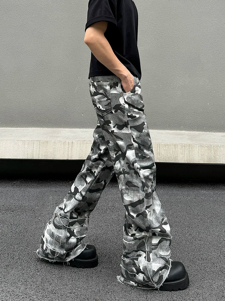 Ghost Camo Slouch Cargo Pants