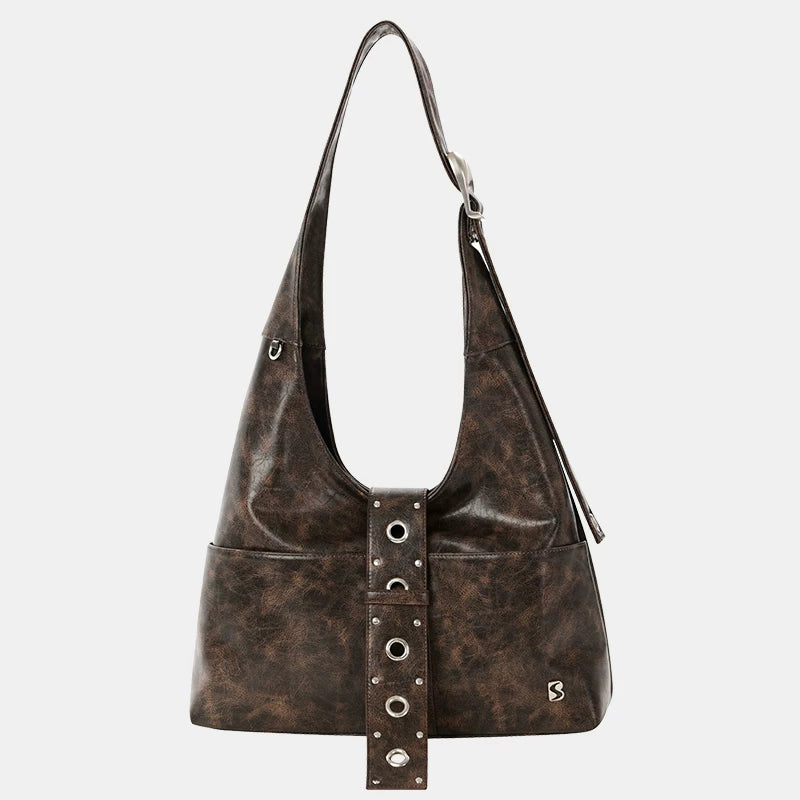 Rust Rivet Harness Hobo
