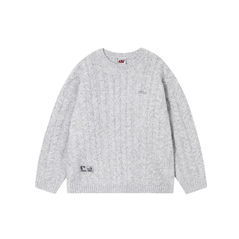 Hip-Hop Versatile Twist Knit Sweater - chiclara