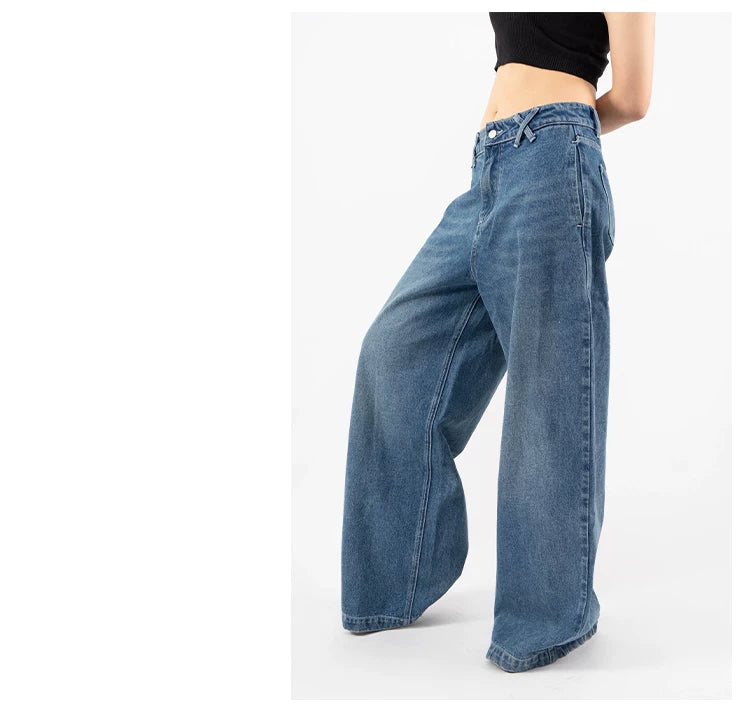 Unity Drape Ultra Wide-Leg Denim