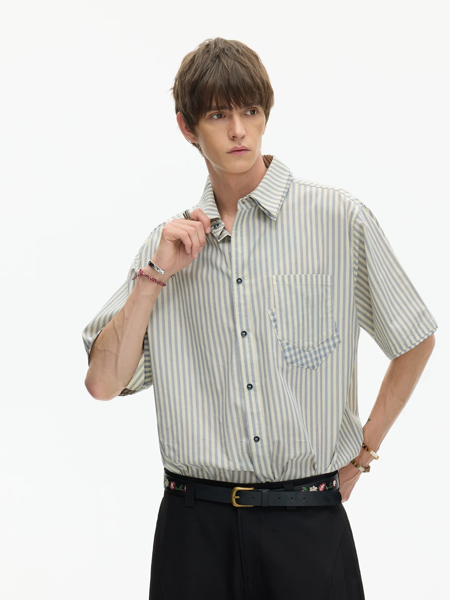 Dune Stripe Short Sleeve Shirt