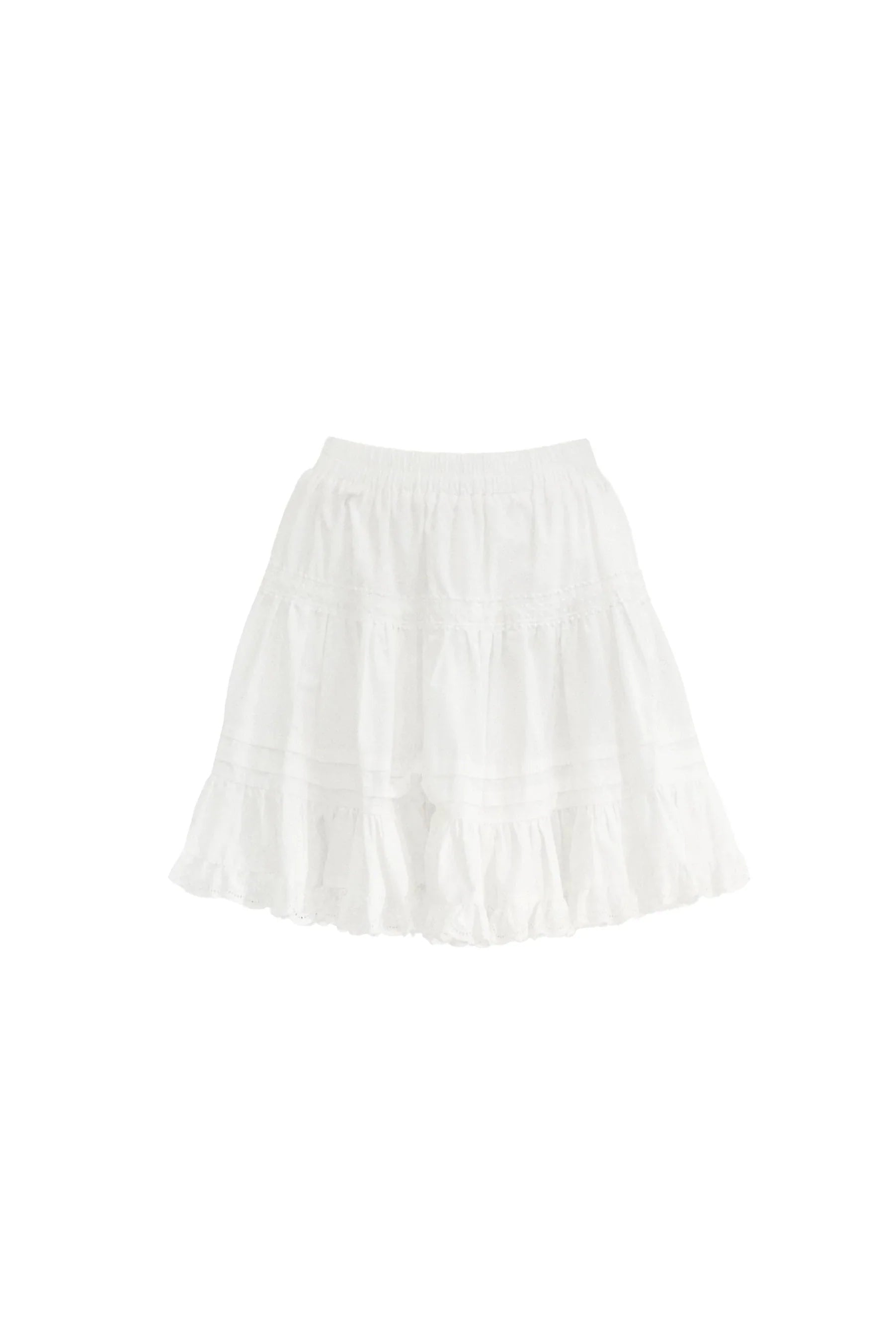 Versatile Tiered Ruffle Mini Skirt Duo - Black and White