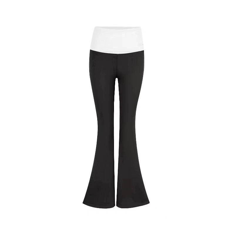 Pantalon de yoga micro-fit de faible hauteur