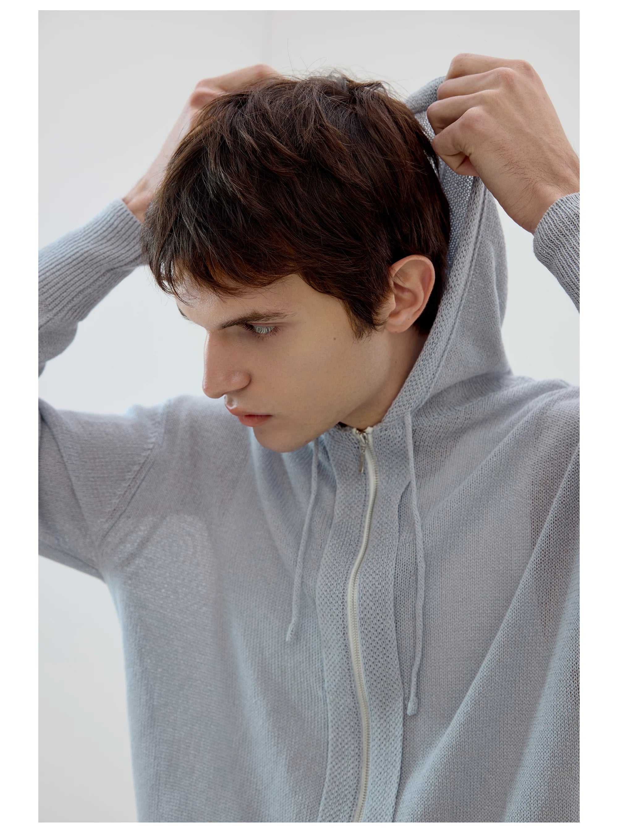 Buttermist Knit Zip Hoodie