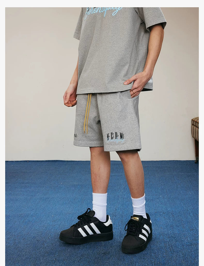 Metroline Drop-Crotch Sweat Shorts