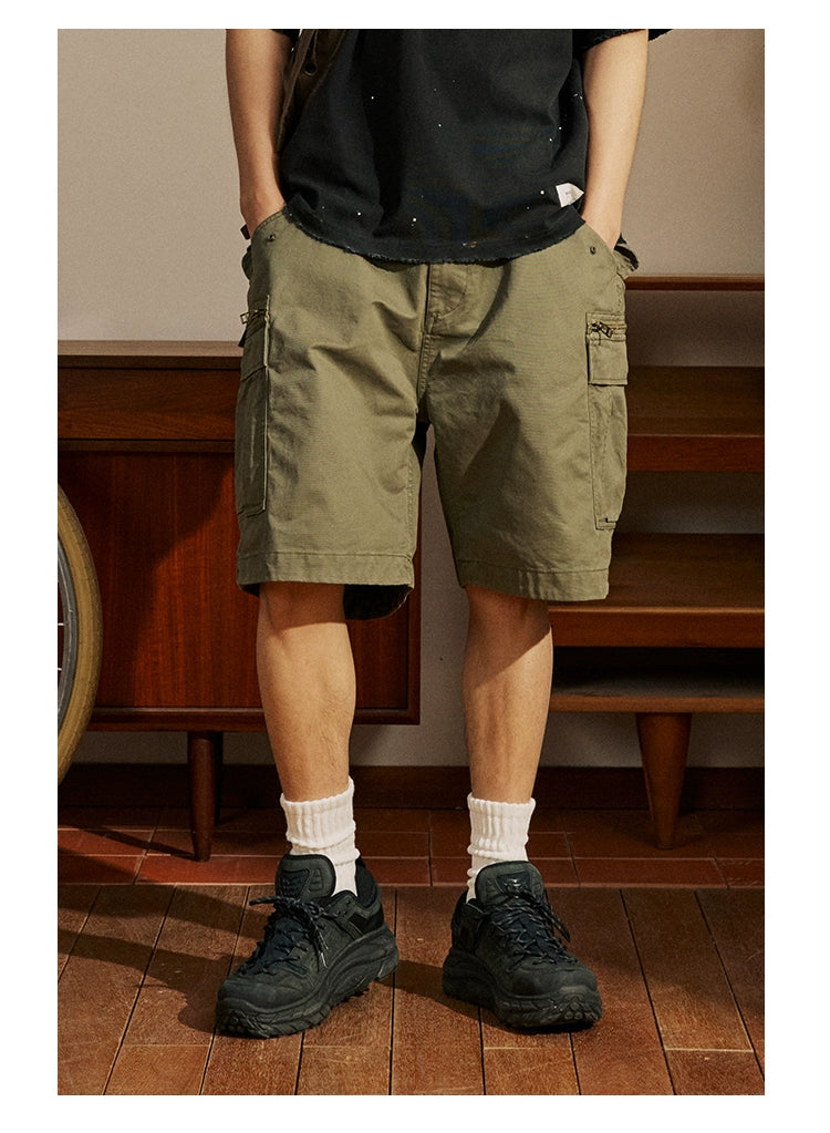 Reißverschlusstäure -Casual Shorts