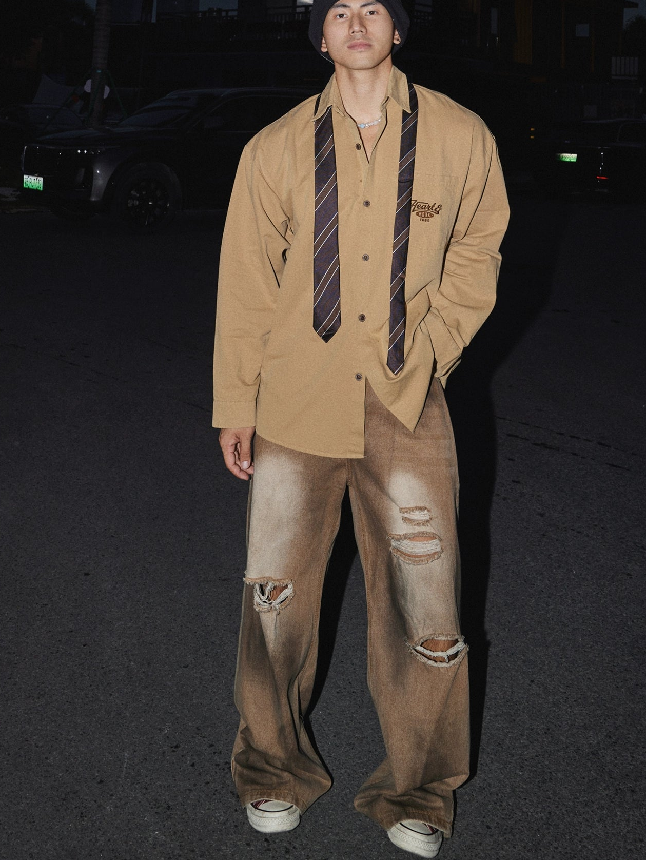 Stripe Street Oxford Shirt