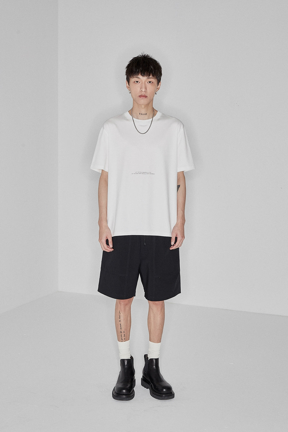 Drawstring Chino Shorts