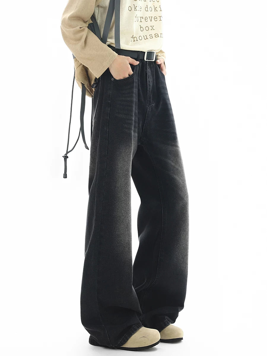 Fadewave Ultra‑Wide Vintage Jeans