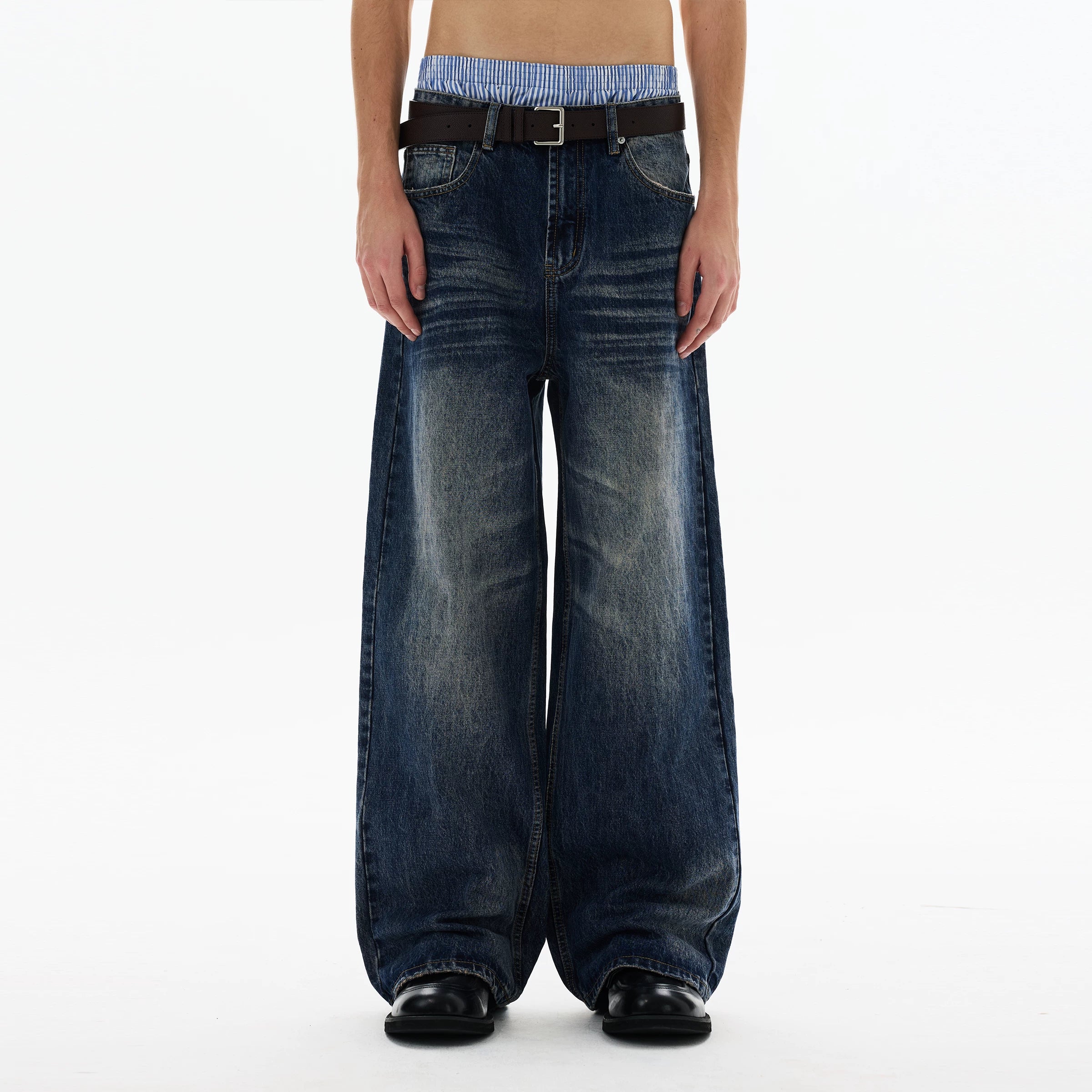 Drift Wash Wide Jeans
