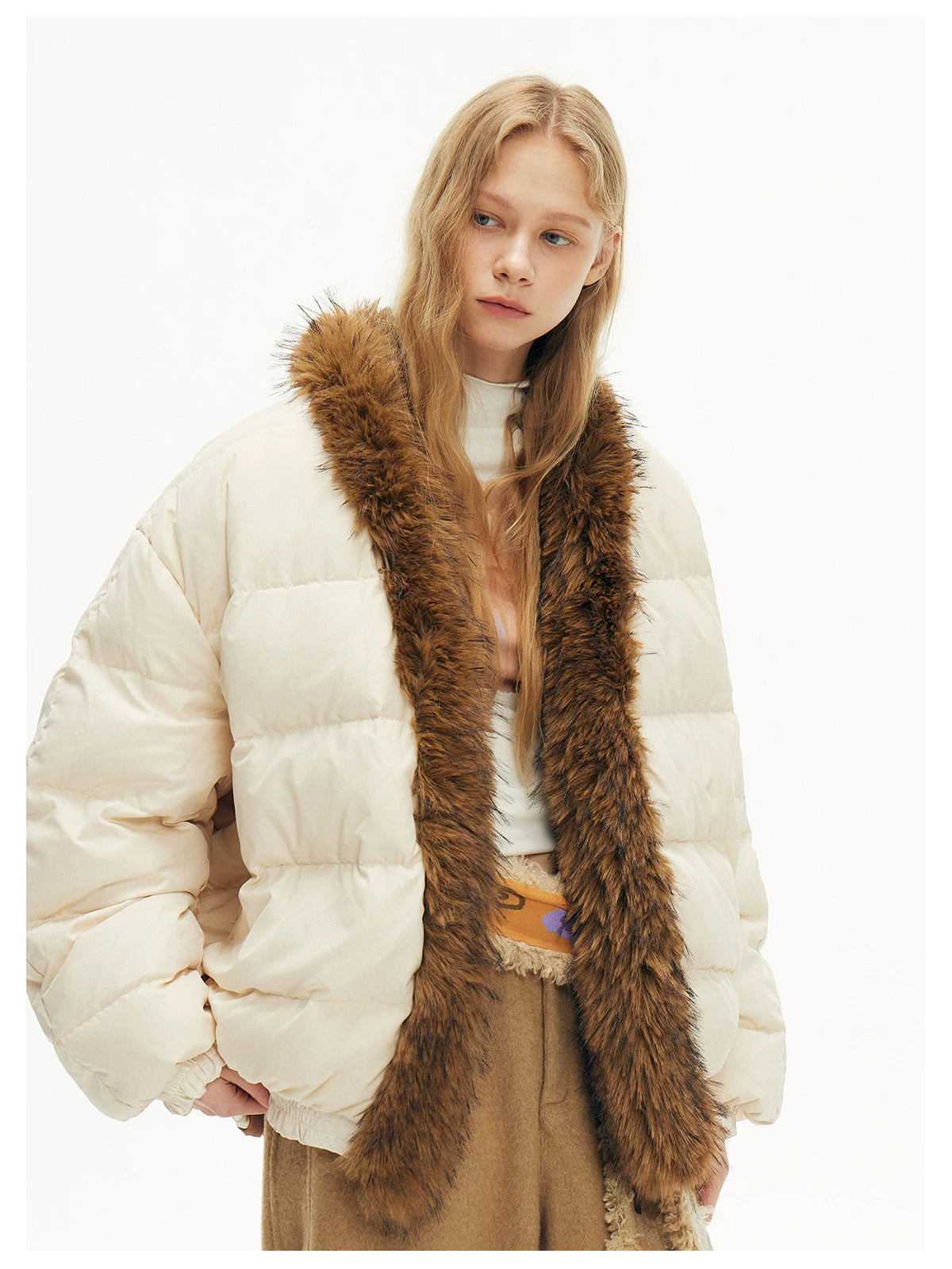 Cosmic Kitty Faux Fur Embrace Bomber