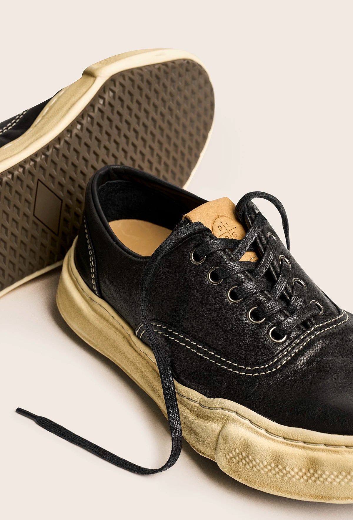 Distressed Washed Sneakers Retro Dissolved Shoes