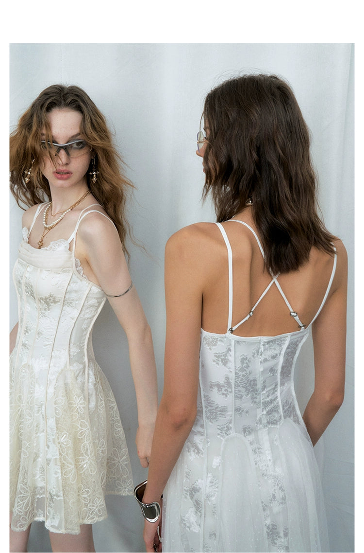 Of Akiva White Lace Summer Dress