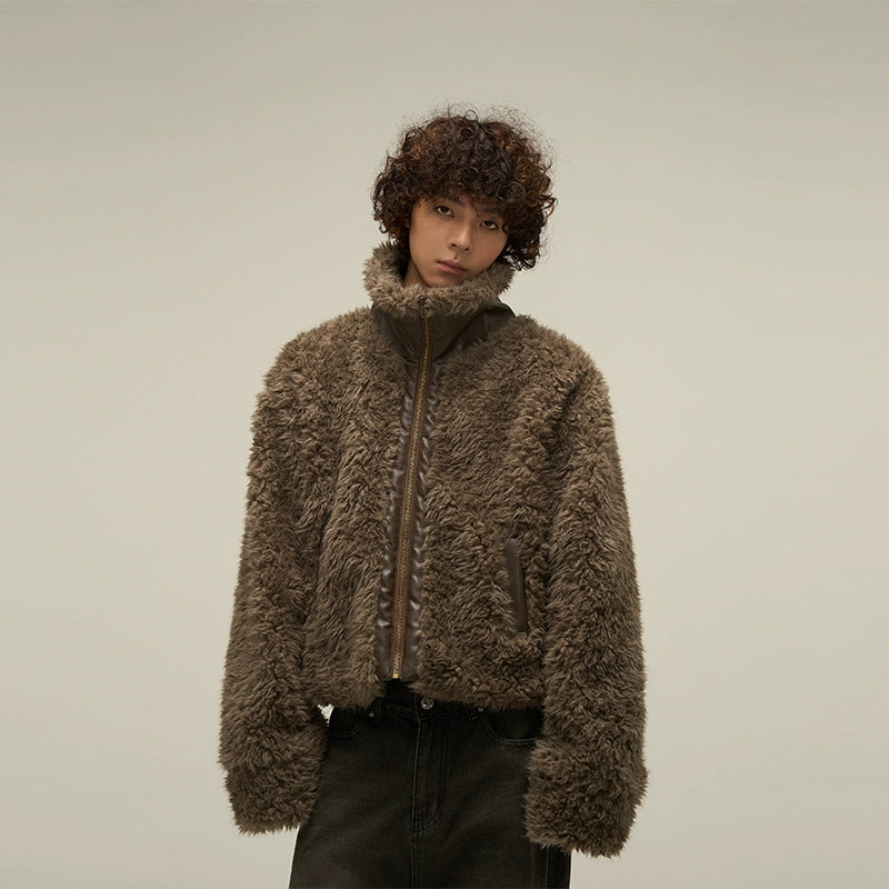 Mocha Cloud Shearling Jacket