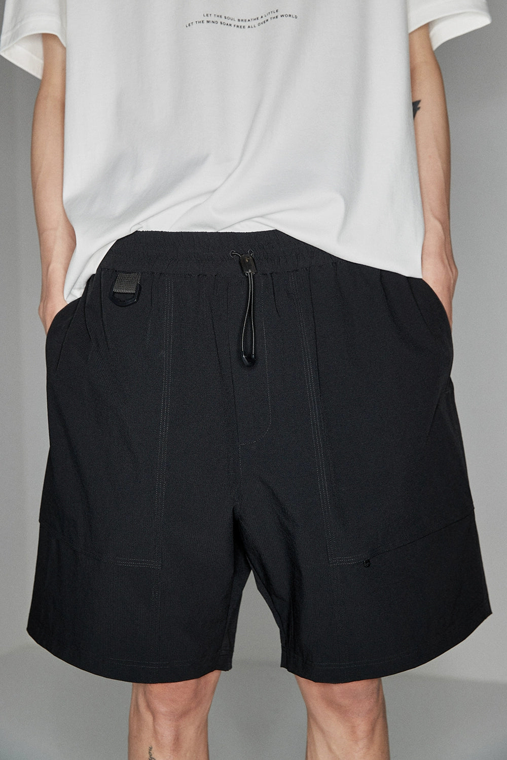 Drawstring Chino Shorts