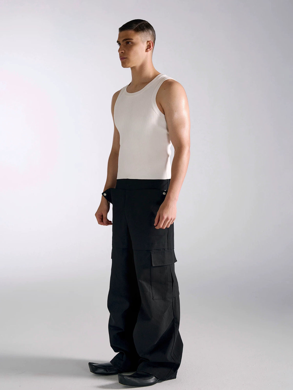 Silverline Ribbed Knit Tank Top