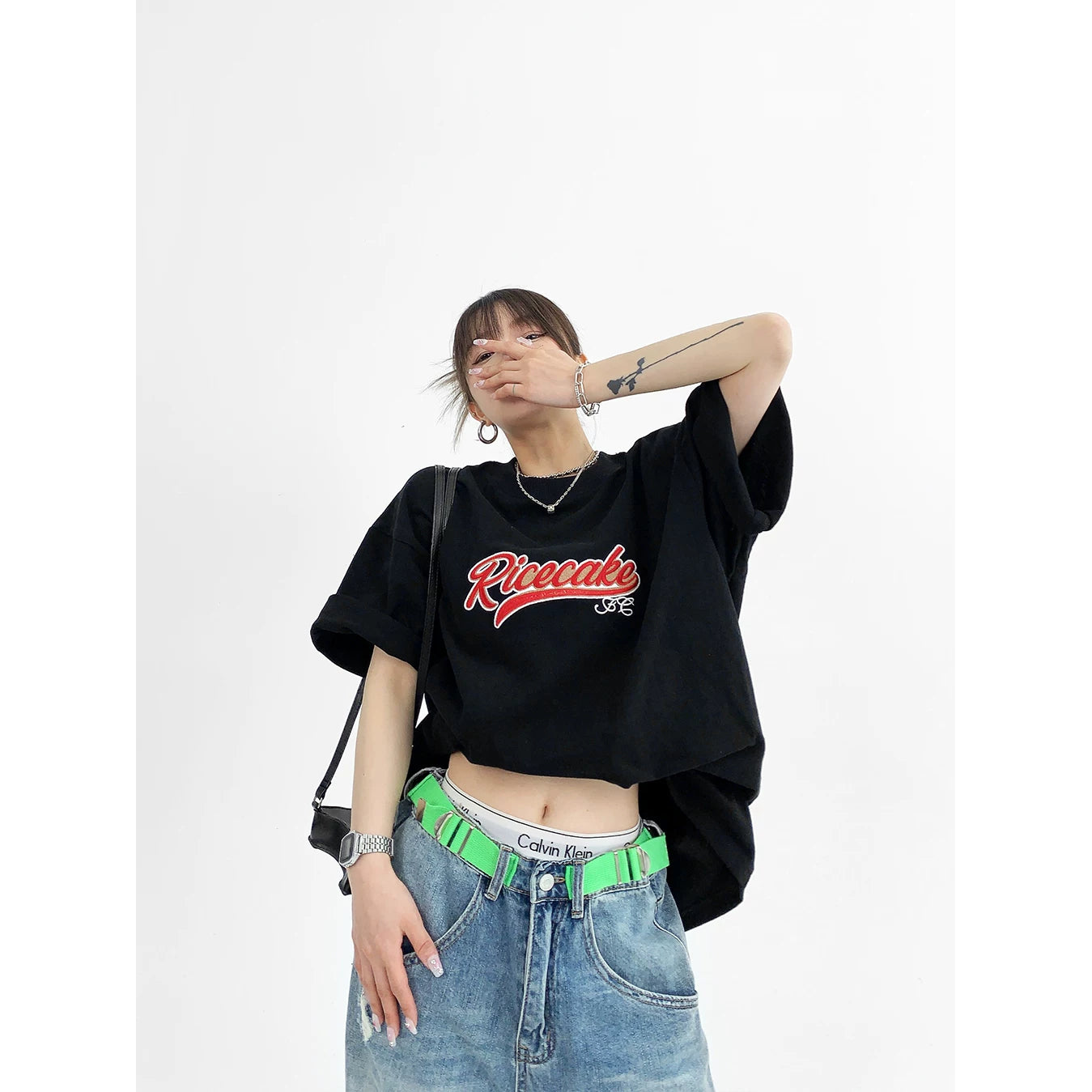 Midnight Varsity Ricecake Tee