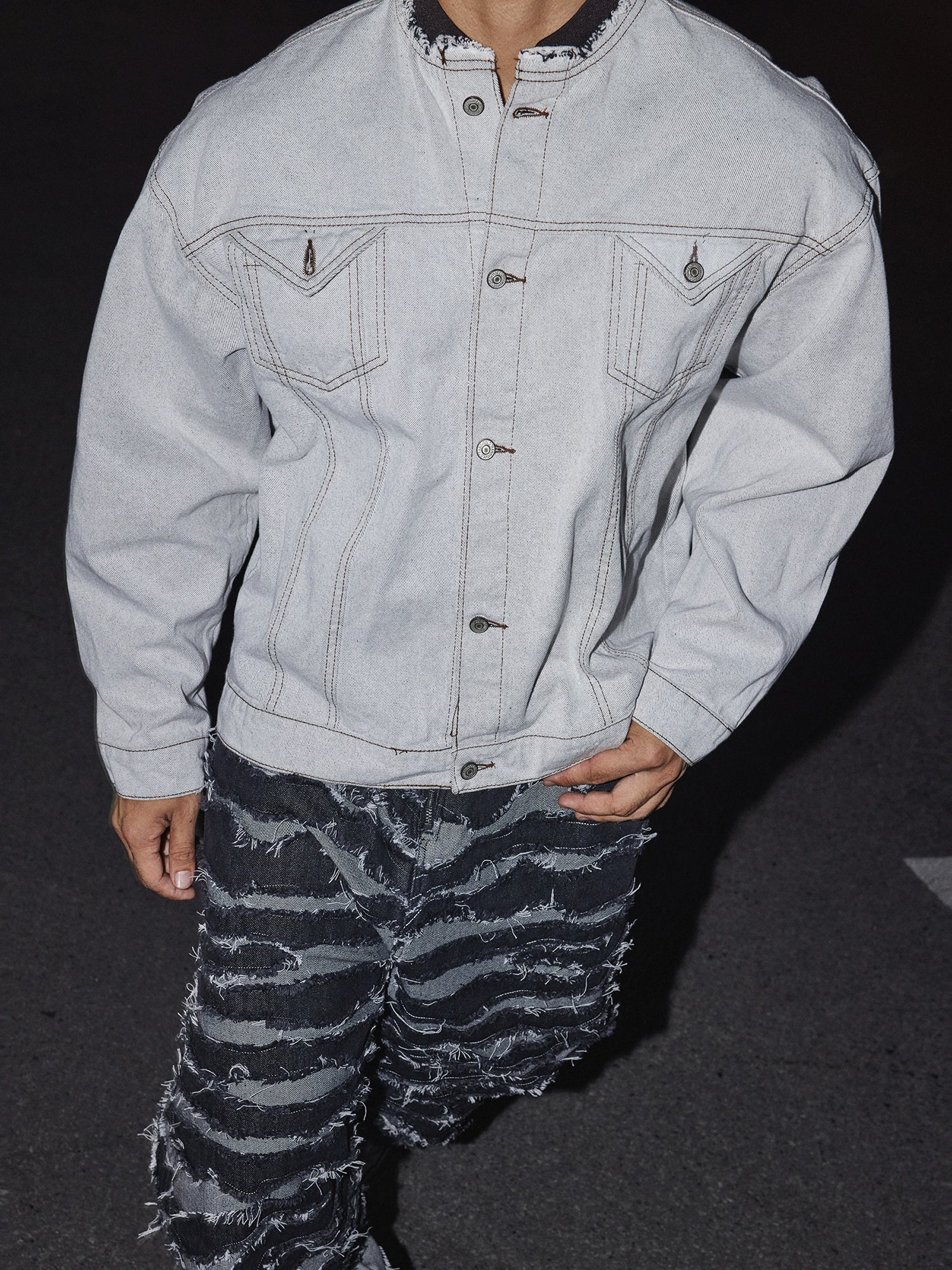 Neon Nightlight Denim Jacket