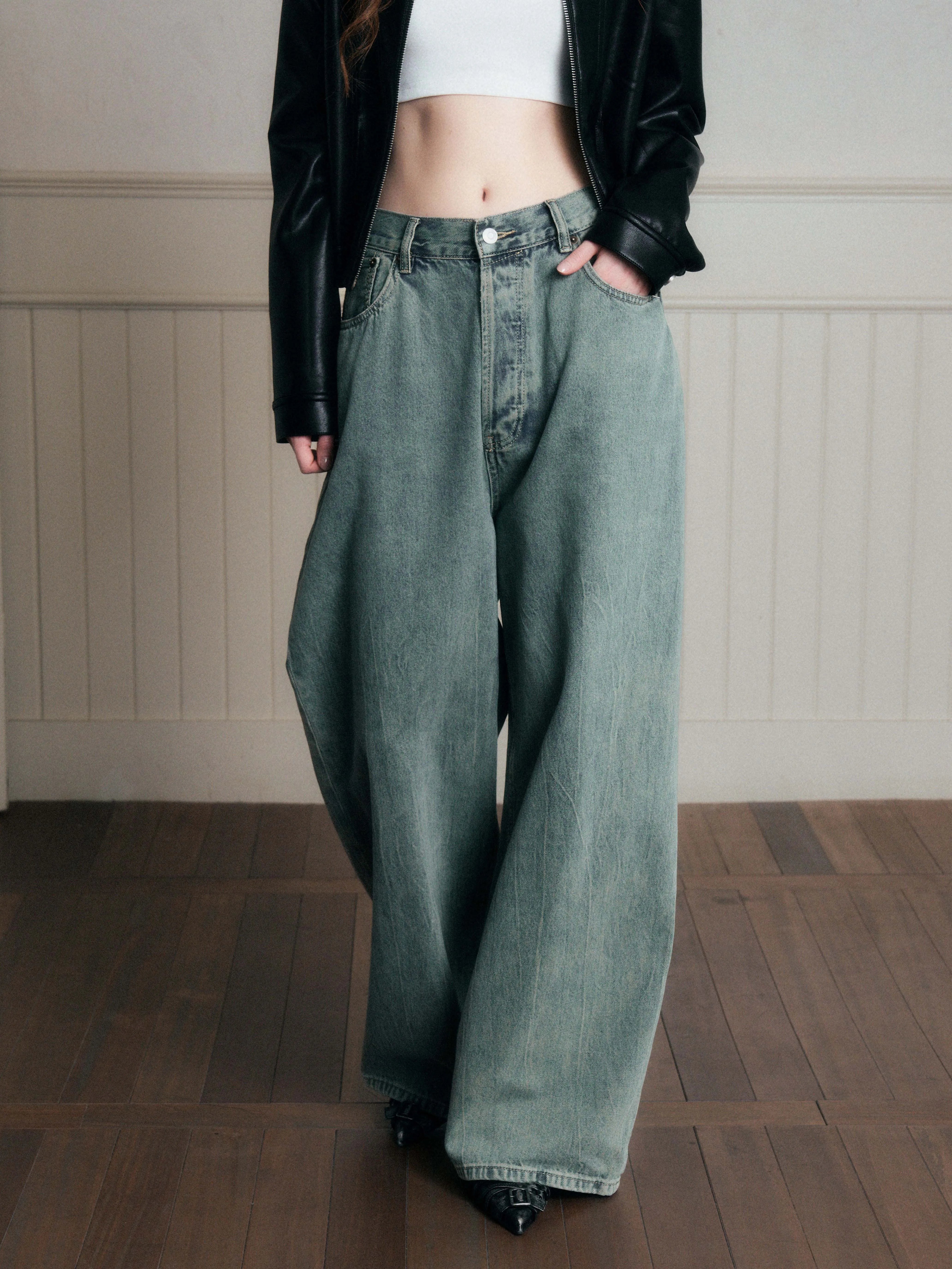 Vintage Drift Wide-Leg Jeans