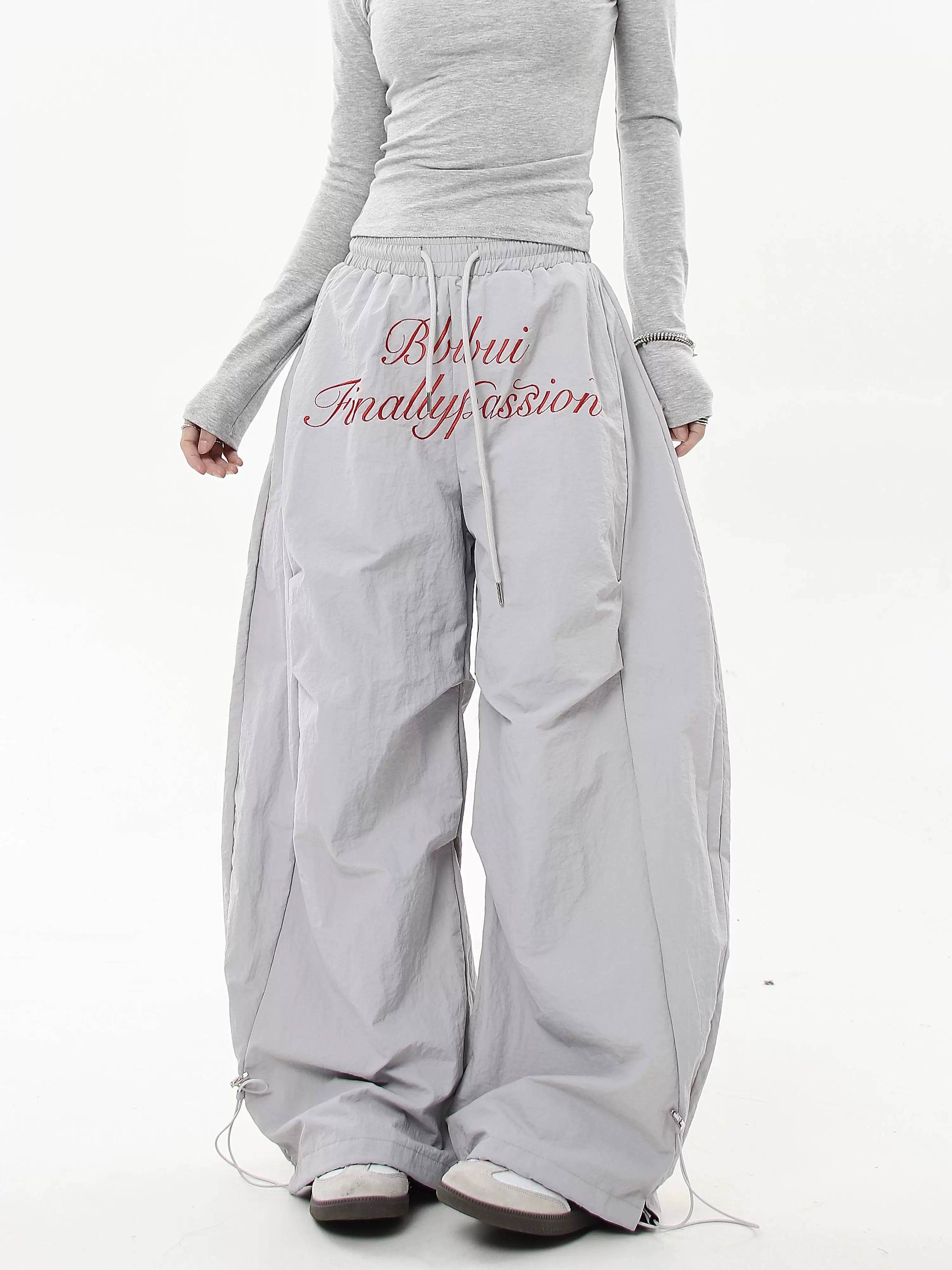 Scripted Devotion Parachute Pants