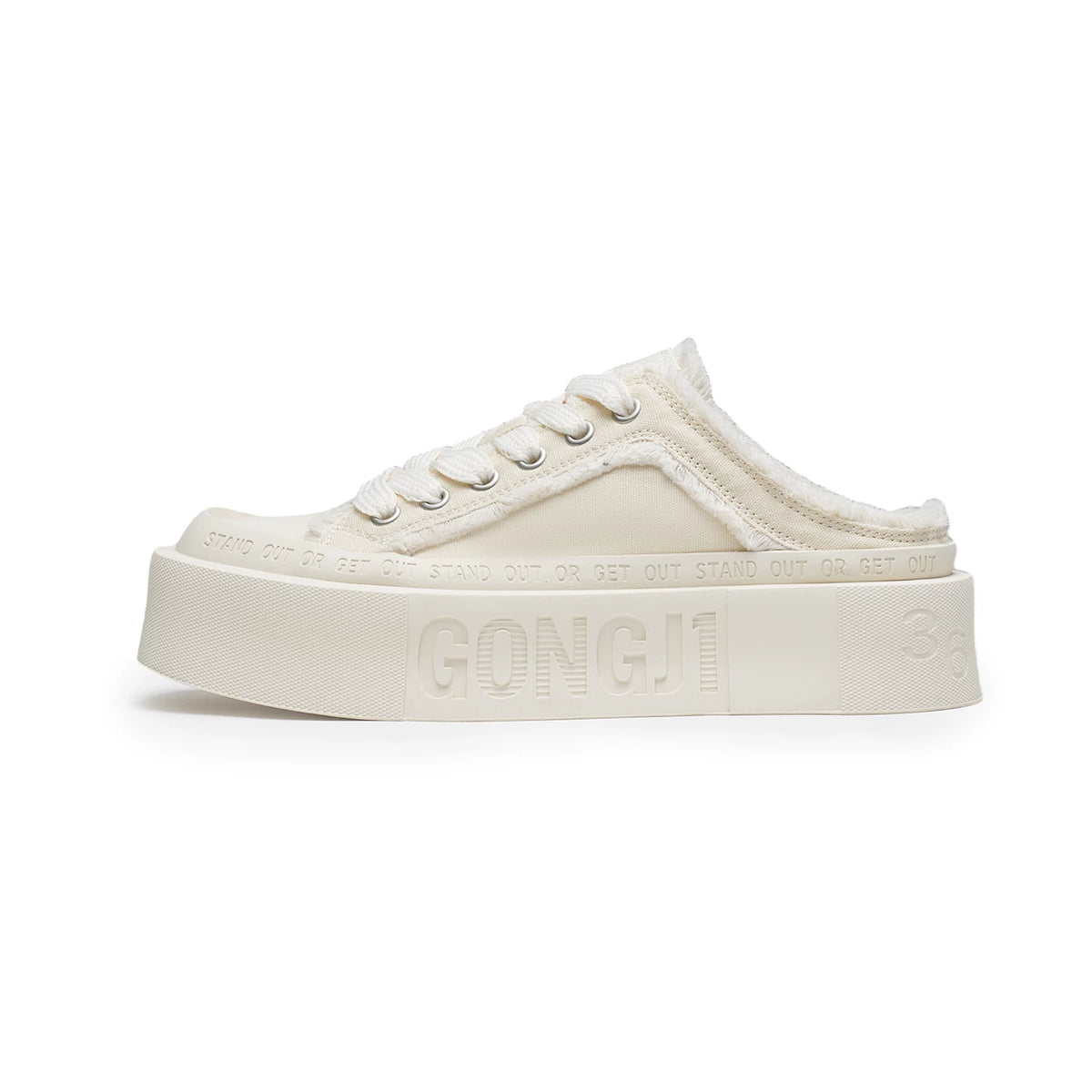 Stackline Platform Canvas Sneakers