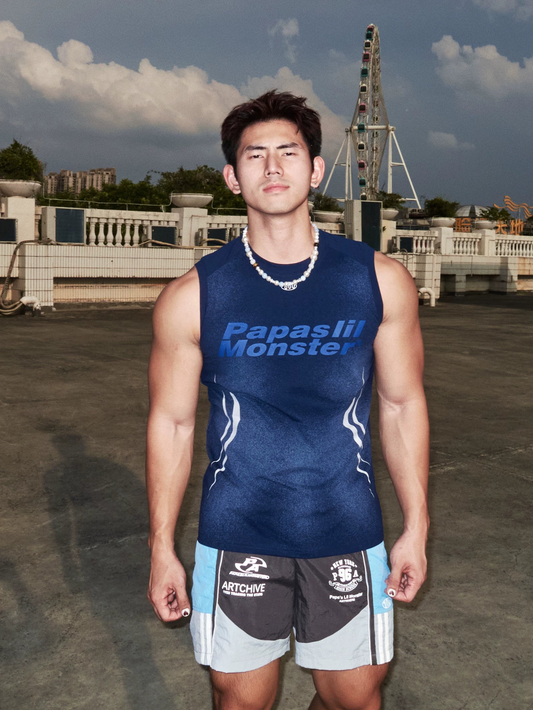Navy Slash Compression Tank
