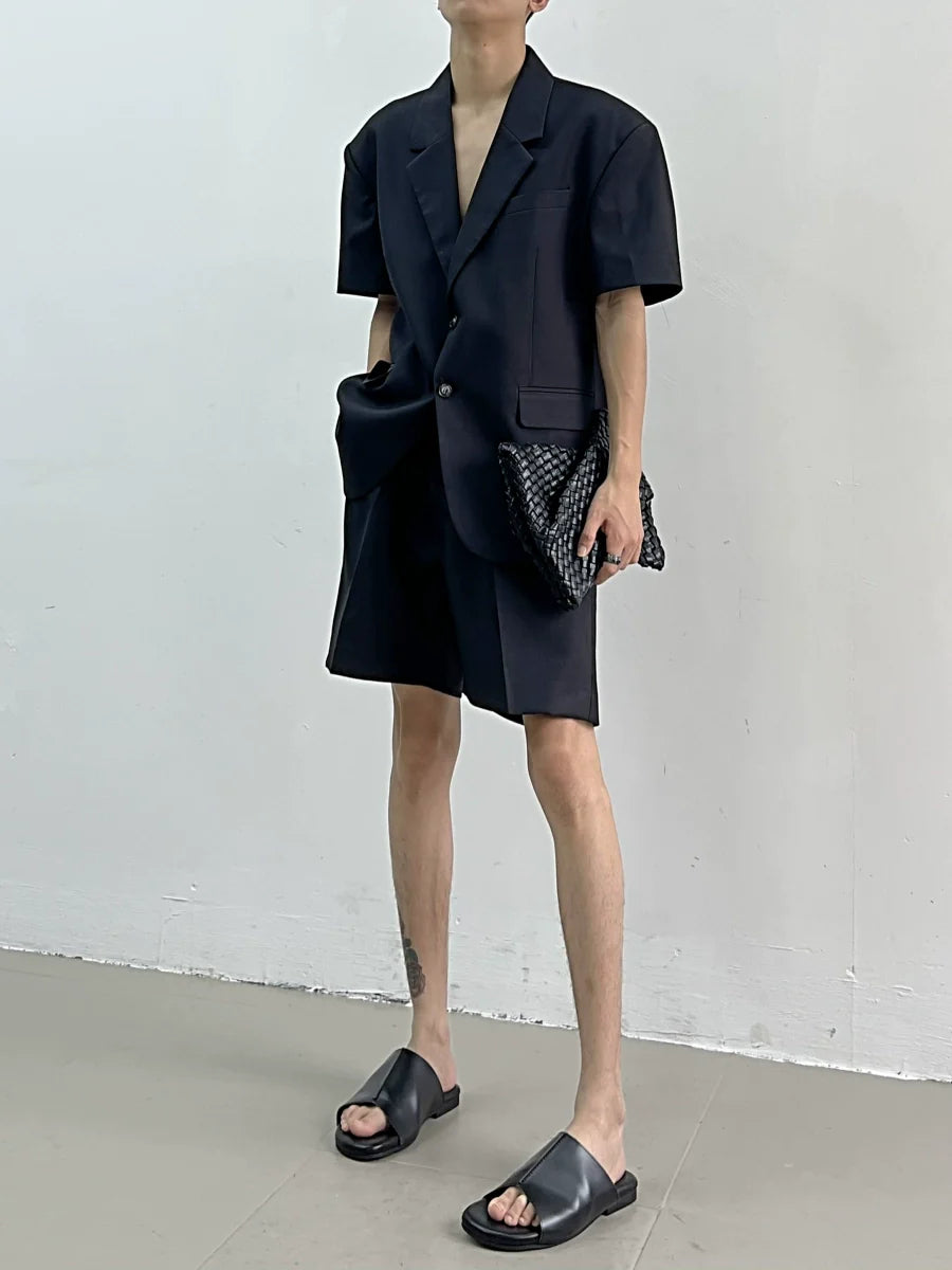 Noir Tempo Blazer and Short Setup