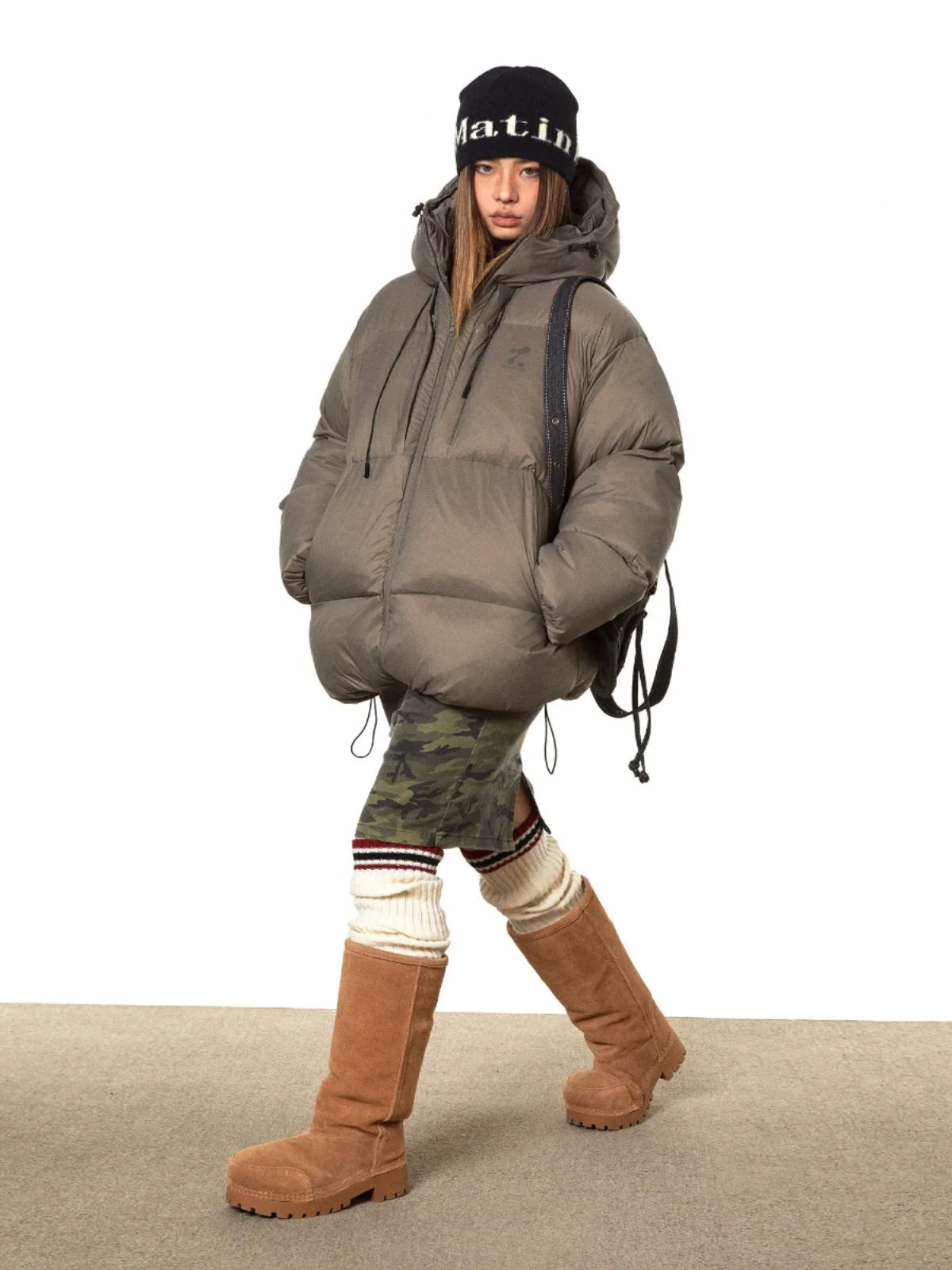 Hooded Padded Puffer Jacket